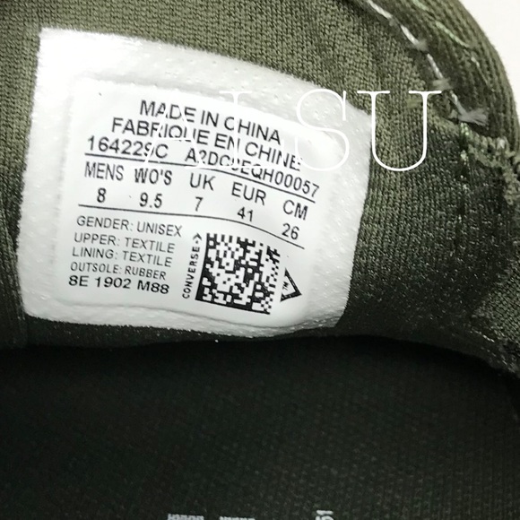 Converse One Star CC Slip On Field Yellow Green W - Picture 8 of 8